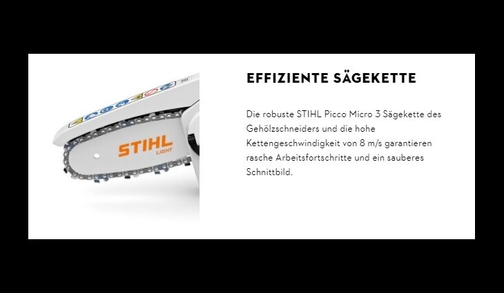 STIHL GTA 26 Set - Handliche Akku-Astschere GA010116910