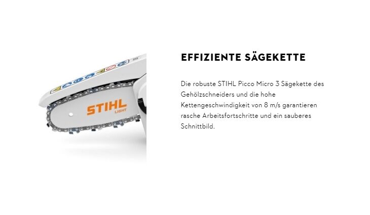 STIHL GTA 26 Set - Handliche Akku-Astschere