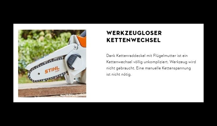 STIHL GTA 26 Set - Handliche Akku-Astschere GA010116910