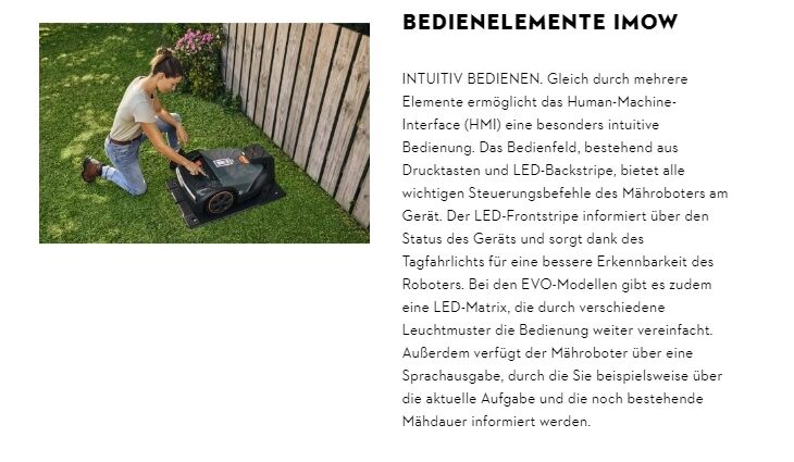 STIHL iMOW 6 Mähroboter IA010111430