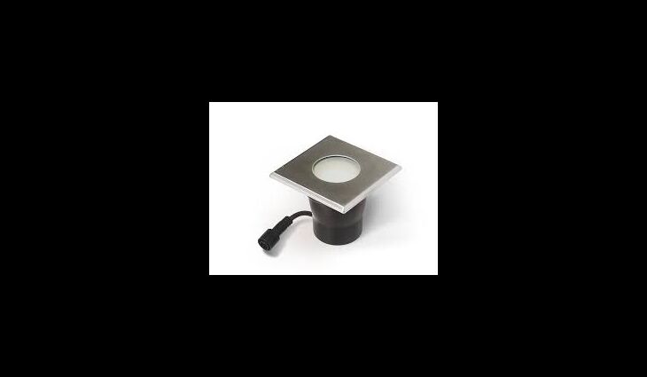 EASY CONNECT Einbaulicht f Holzbod. ww 10x10cm IP 67 MR20 LED 4