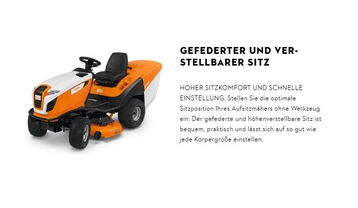 STIHL RT 5112 Z Aufsitzmäher 61602000025