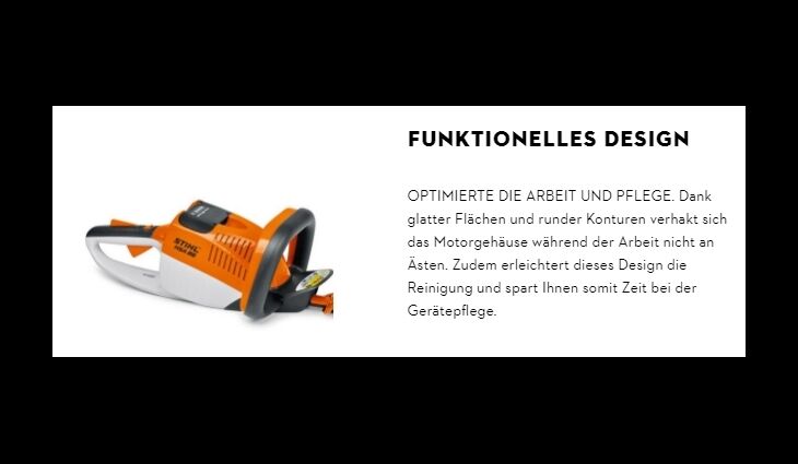 STIHL HSA 60 Akku Heckenschere Solo HA060113530