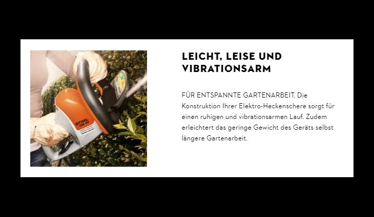 STIHL HSE 52 Heckenschere 50cm 48180113530