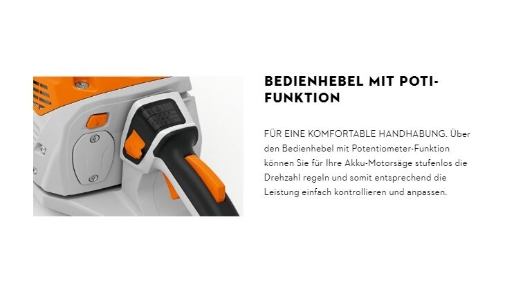 STIHL MSA 60 C-B Akku Motorsäge 30cm Solo MA040115800