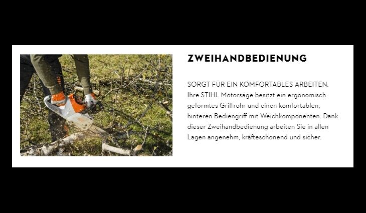 STIHL MSA 60 C-B Akku Motorsäge 30cm Solo MA040115800