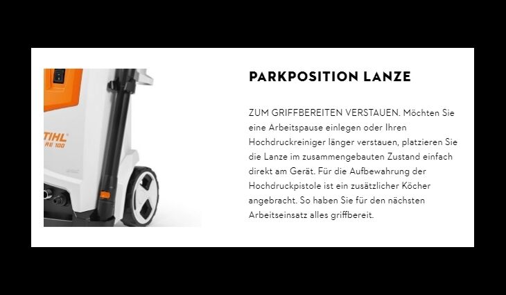 STIHL RE 100 Plus Control Hochdruckreiniger RE020114529