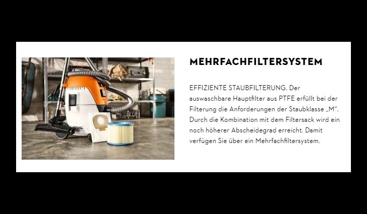 STIHL SE62 Nass-/Trockensauger 47840124400