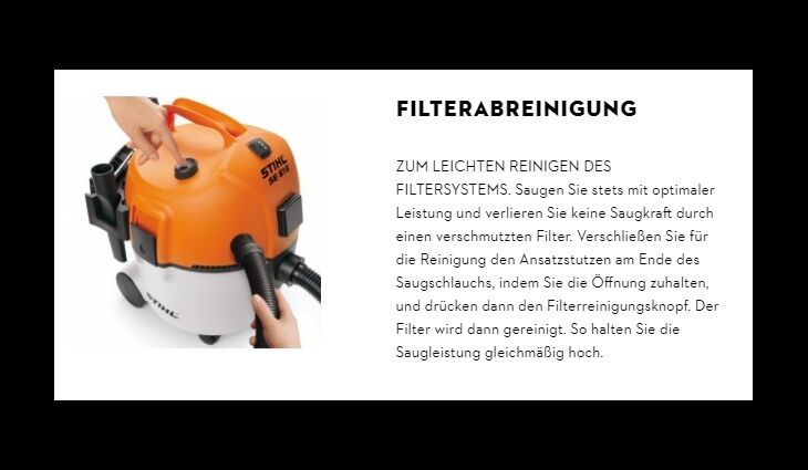 STIHL SE62 Nass-/Trockensauger 47840124400
