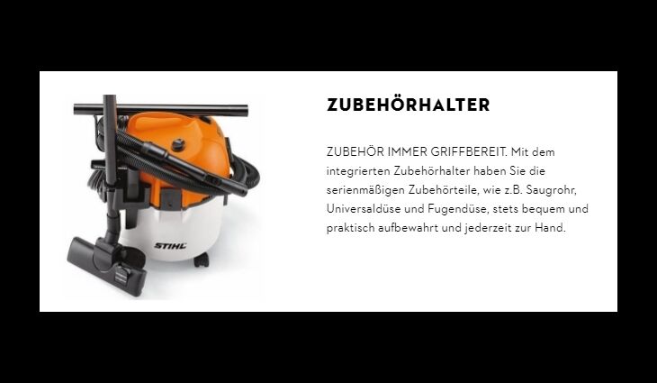 STIHL SE62 Nass-/Trockensauger 47840124400