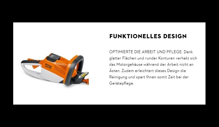 STIHL HSA 50 Akku Heckenschere 50cm Solo 45210113560