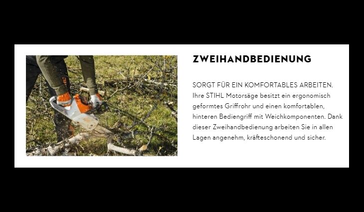 STIHL MSA 220 C-B Akku Motorsäge Solo 40cm AP System