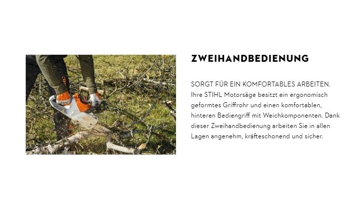 STIHL MSA 220 C-B Akku Motorsäge Solo 40cm AP System