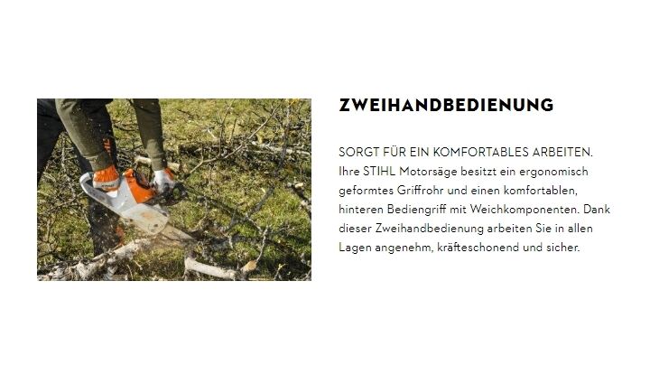 STIHL MSA 220 C-B Akku-Motorsäge Solo 35cm AP System