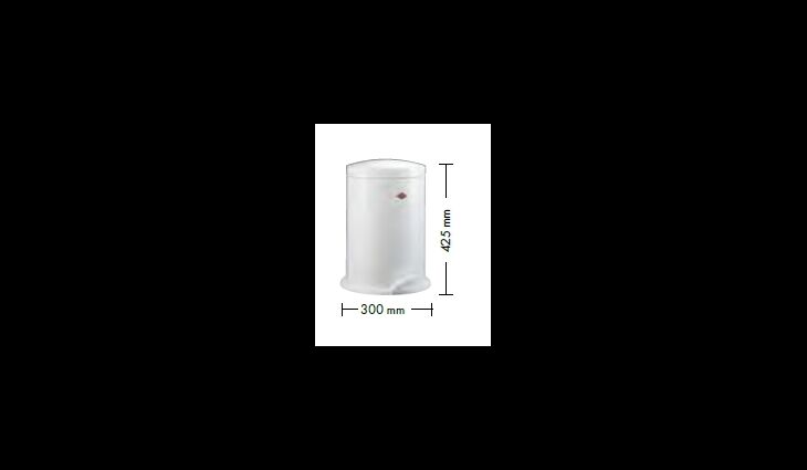 Wesco Abfalleimer 116 14L Silber 116232-11