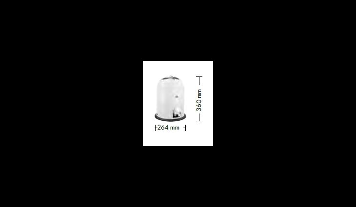 Wesco MINI MASTER Abfallsammler 6 L edelstahl 180114-41