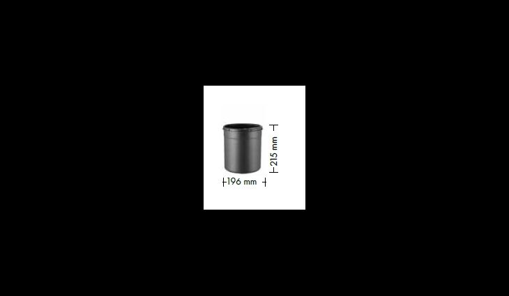Wesco MINI MASTER Abfallsammler 6 L edelstahl 180114-41