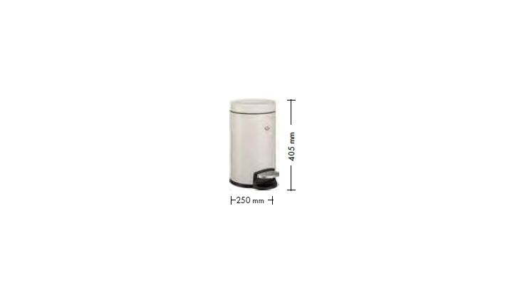 Wesco CAPBOY Maxi Mülleimer121 graphit 121531-13