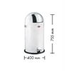 Wesco Kickboy Abfallsammler Edelstahl 177734-41