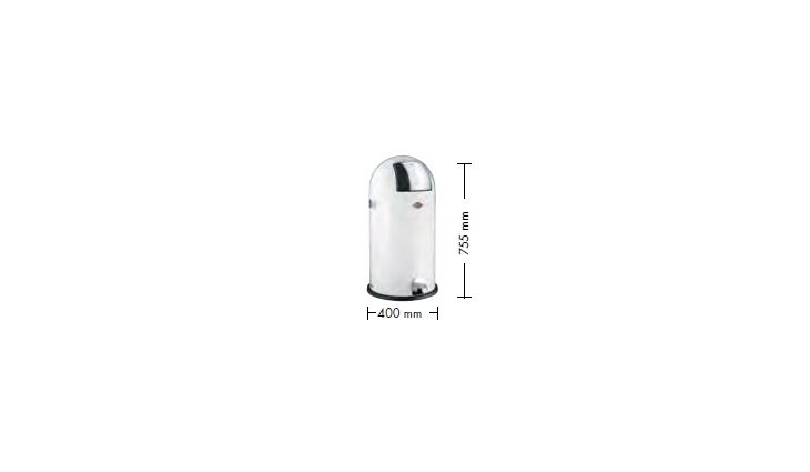 Wesco Kickboy Abfallsammler Edelstahl 177734-41