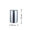 Wesco Kickboy Abfallsammler Edelstahl 177734-41