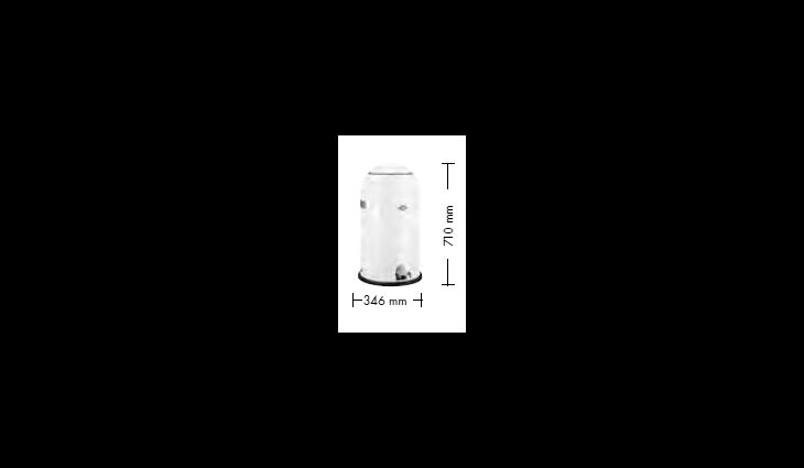 Wesco Liftmaster Abfallsammler cool-grey 186642-76