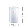 Wesco Gastro-Treteimer 128 weiß 128531-01