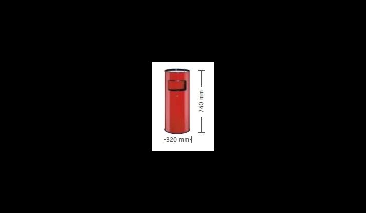 Wesco Standascher 50L silber 150801-11