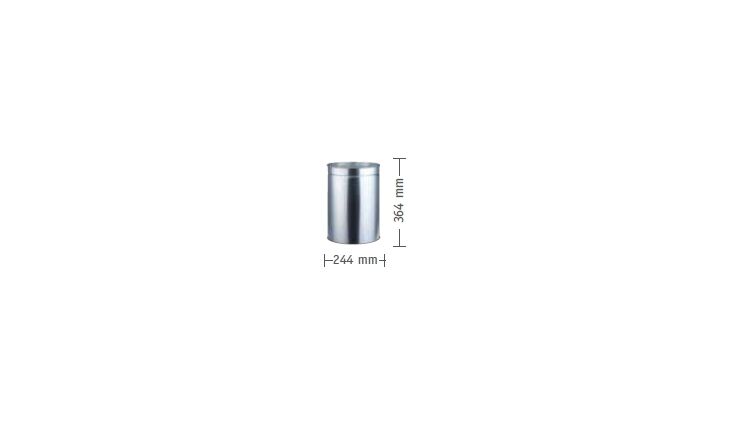 Wesco Baseboy 15 Abfallsammler matt schwarz 134331-73