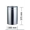Wesco Kickmaster Maxi Abfallsammler gra.matt 180731-77
