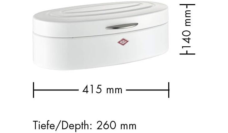 Wesco Brotkasten Elly weiß 236201-01