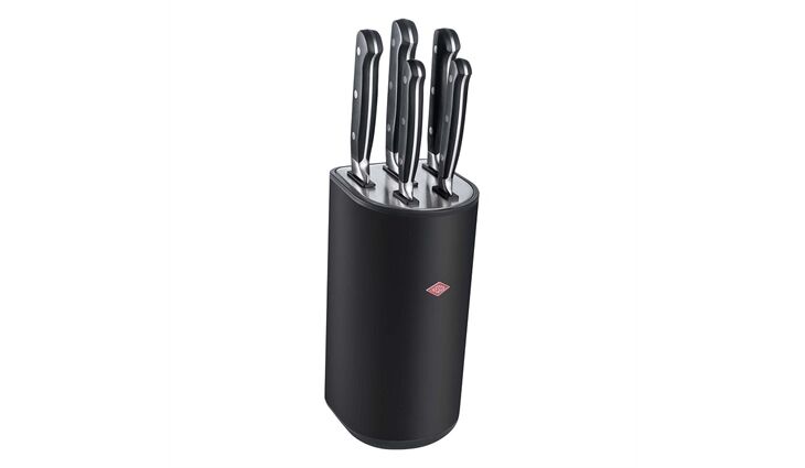 Wesco Messerblock Loft schwarz M. 322851-73 incl.Messer