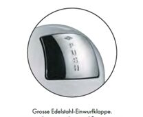 Wesco PUSHBOY ICON Abfallsammler 50l weiß-matt 173831-74