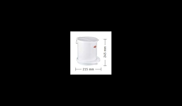 Wesco Abfallsammler 101 neusilber 101012-03
