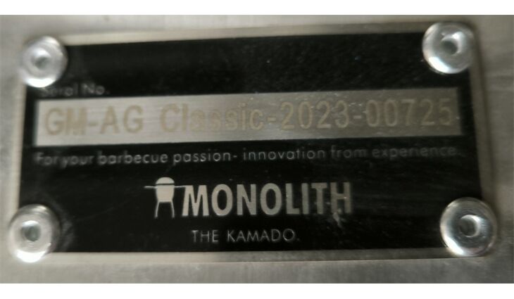Monolith Grill AVANTGARDE CLASSIC ohne Gestell 301000