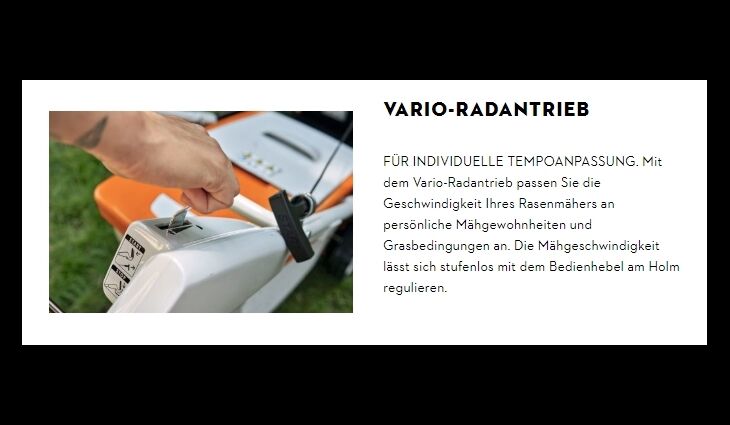 STIHL RMA 453 PV Solo Akku Rasenmäher WA420111400