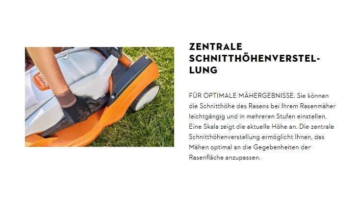 STIHL Stihl RMA 443 PV Akku Rasenmäher Solo