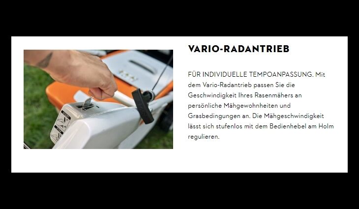 STIHL RMA 443 PV Akku Rasenmäher Solo WA400111410