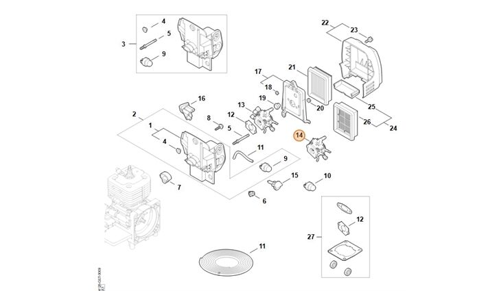 STIHL Vergaser C1Q-S34 41281200651