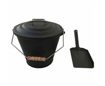 Siena Garden Ascheeimer mit Schaufel +Deckel H27538