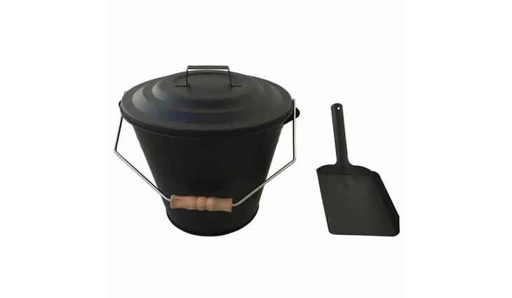 Siena Garden Ascheeimer mit Schaufel +Deckel H27538