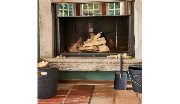 Siena Garden Ascheeimer mit Schaufel +Deckel H27538