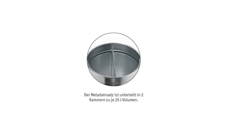 Wesco Push Two Abfallbehälter lemonyellow 175861-19