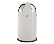 Wesco Push Two Abfallbehälter matt weiß 175861-74