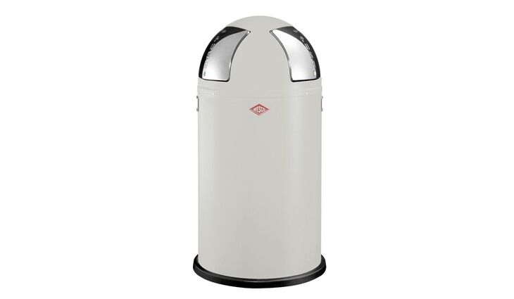 Wesco Push Two Abfallbehälter matt weiß 175861-74