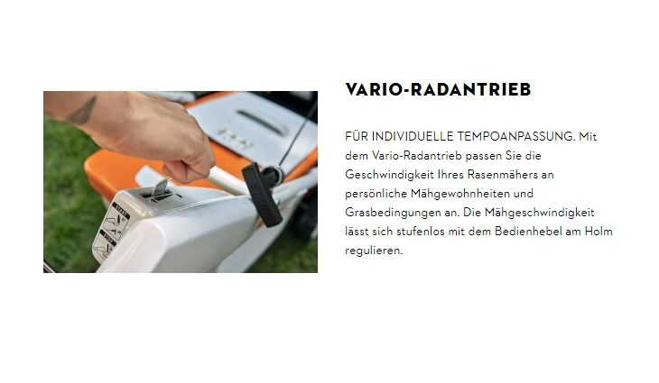 STIHL RMA443PV Set Akku-Rasenm. AP30/AL301 WA402000008