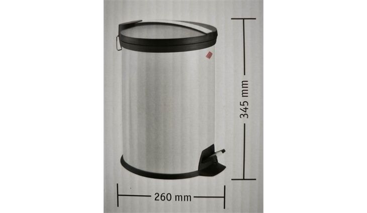 Wesco Treteimer 108 12L Edelstahl 108214-47