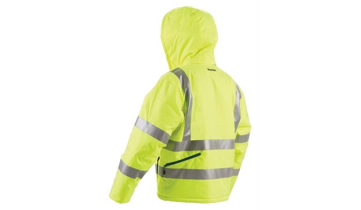 Makita Akku-Thermojacke gelb M DCJ206ZM ohne AK/LG