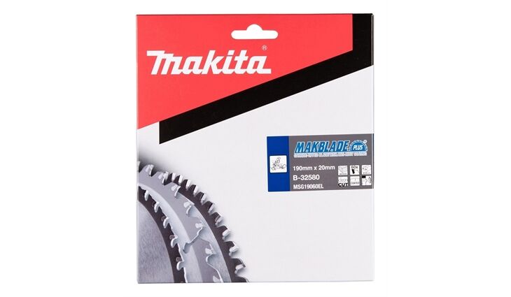 Makita MAKBLADE + Sägeblatt 190x20x60Z B-32580