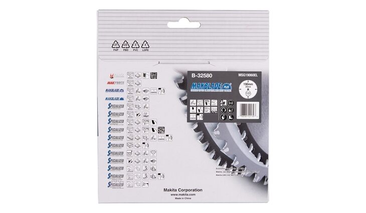 Makita MAKBLADE + Sägeblatt 190x20x60Z B-32580